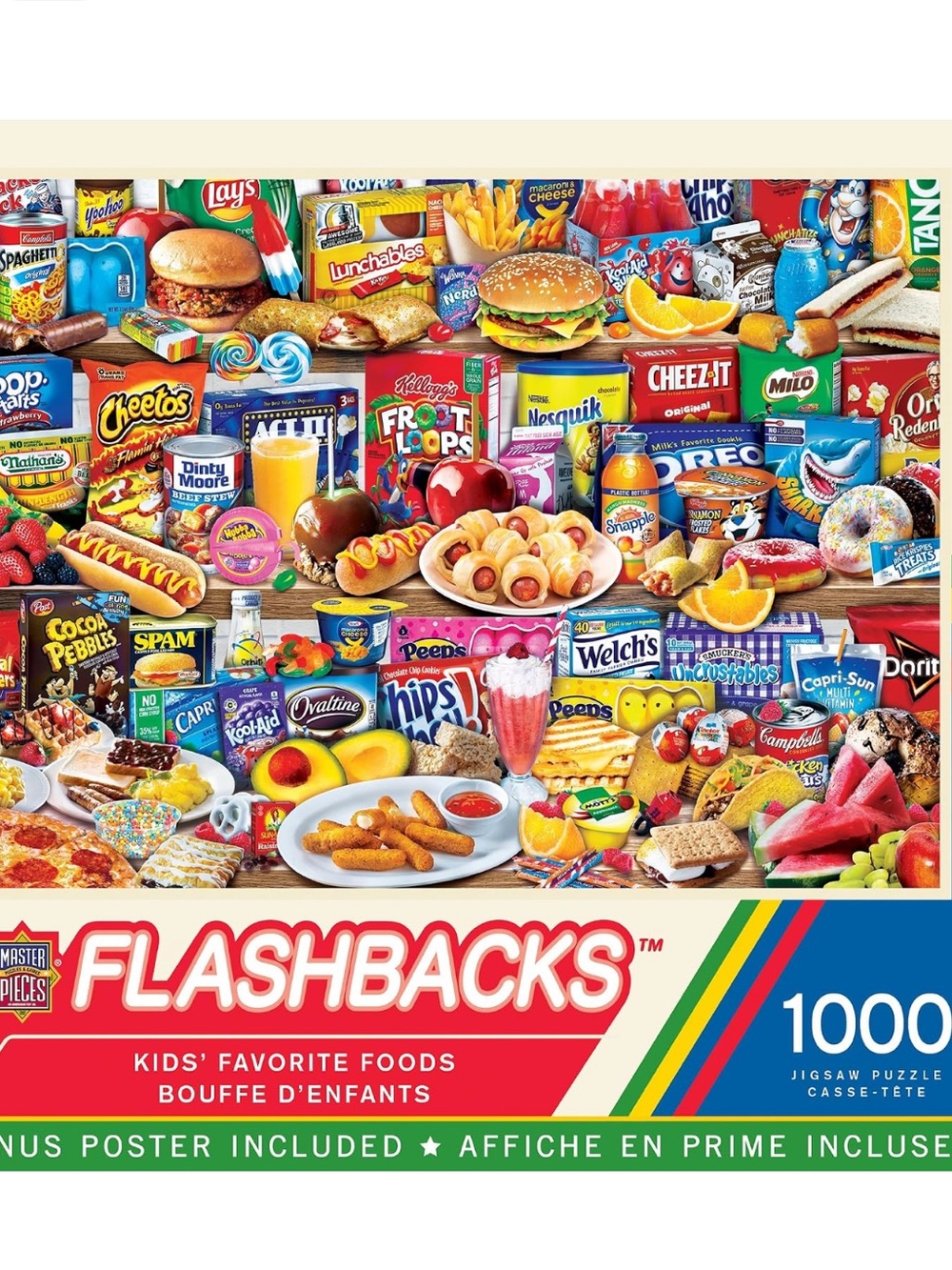 MasterPieces Kids Favorite Foods 1000-Piece Jigsaw Puzzle
